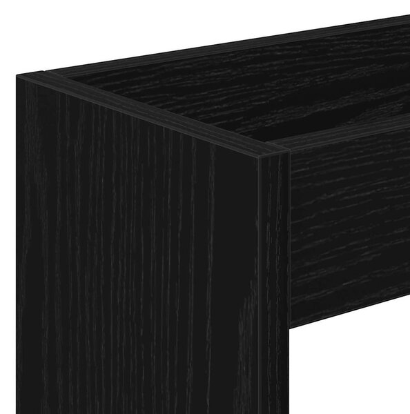 Keskeny Tároló Kocsi Fekete tölgy 60 x 18 x 70 cm Faanyag