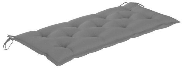 Tömör akácfa kerti pad párnával 120 cm