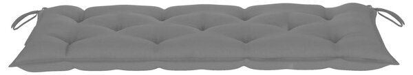 Tömör akácfa kerti pad párnával 120 cm
