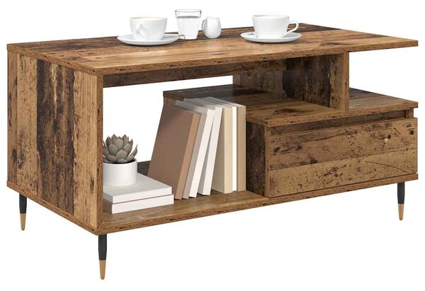 Dohányzóasztal Öreg fa 90 x 49 x 45 cm Szerelt Fa