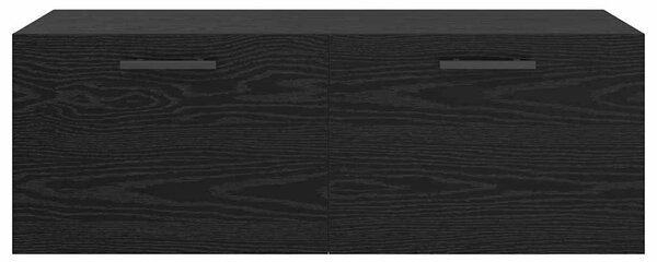 Fali Szekrény Musta tammi 100 x 36.5 x 35 cm Faanyag