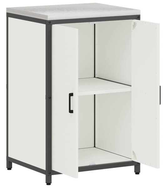 Konyhai Tárolás HATTEM Fehér 60 x 50 x 92 cm Acél