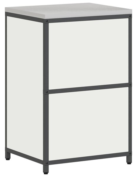 Konyhai Tárolás HATTEM Fehér 60 x 50 x 92 cm Acél