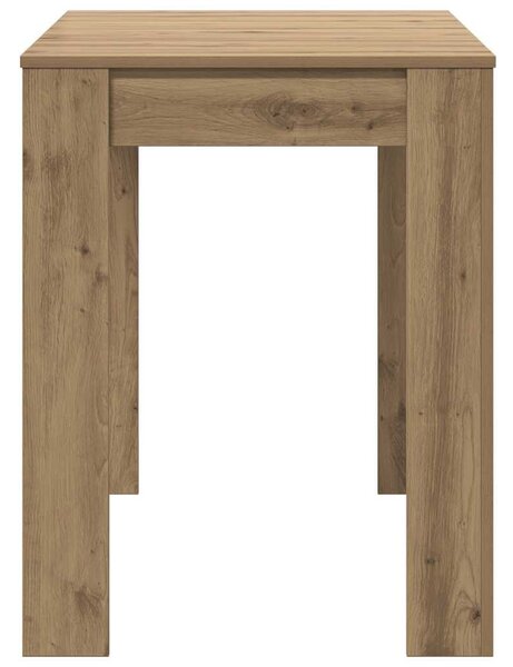Étkezőasztal kézműves tölgy 120x60x76 cm műszaki fa