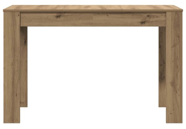 Étkezőasztal kézműves tölgy 120x60x76 cm műszaki fa