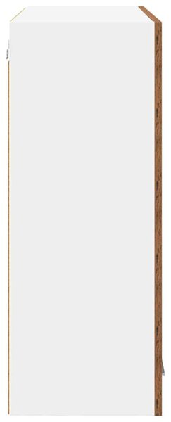 Függő szekrény tárolóval Öreg fa 80 x 31 x 80 cm Faanyag
