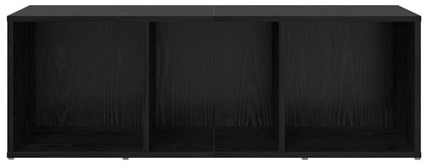 TV szekrény garnitúra Fekete 72 x 35 x 37 cm Faanyag