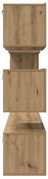 TV szekrény garnitúra 6 pcs Artisan tölgy Faanyag