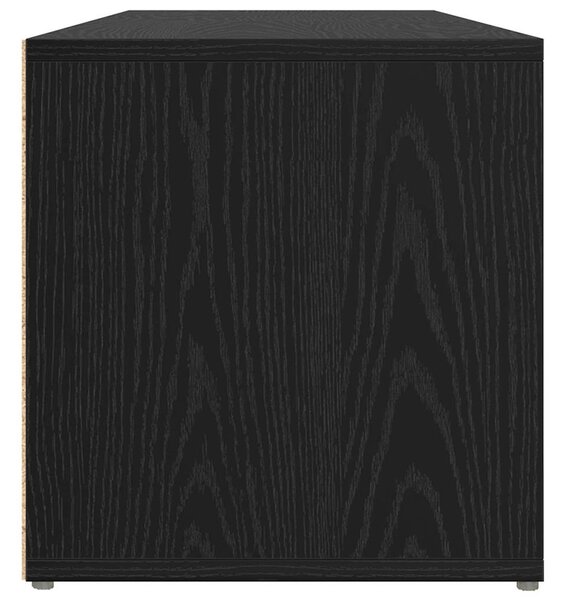 TV szekrény garnitúra Fekete 72 x 35 x 37 cm Faanyag