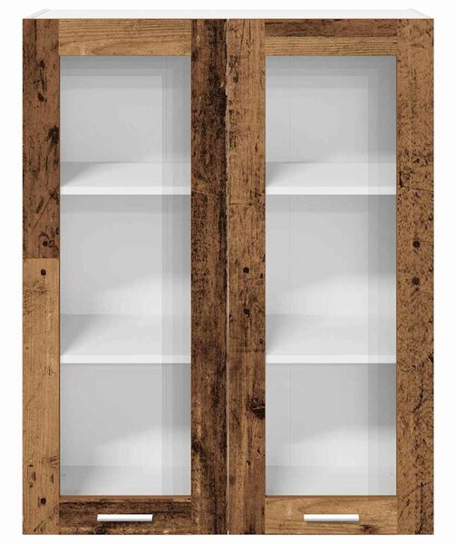 Függő szekrény tárolóval Öreg fa 80 x 31 x 100 cm Faanyag