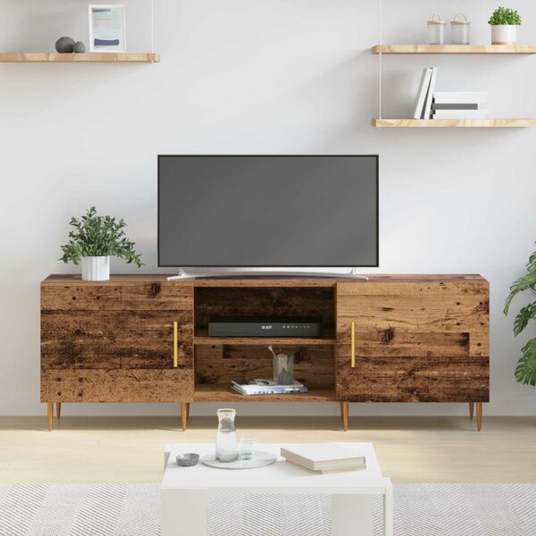 TV szekrény Régi fa 150 x 30 x 50 cm Faanyag