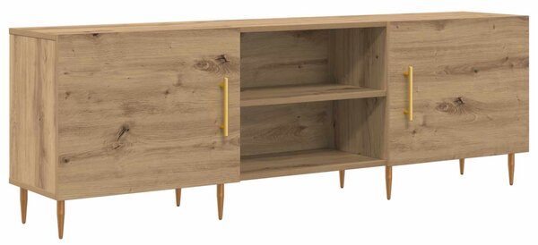 TV szekrény 150 x 30 x 50 cm kézműves tölgy Szerelt fa