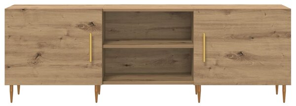 TV szekrény 150 x 30 x 50 cm kézműves tölgy Szerelt fa