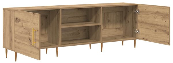 TV szekrény 150 x 30 x 50 cm kézműves tölgy Szerelt fa