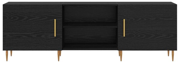 TV szekrény 150 x 30 x 50 cm Musta tammi Szerelt fa