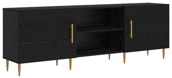 TV szekrény 150 x 30 x 50 cm Musta tammi Szerelt fa