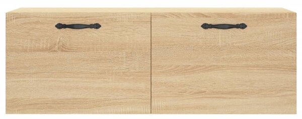 Sonoma tölgy színű szerelt fa faliszekrény 100 x 36,5 x 35 cm