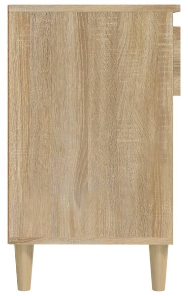 Sonoma tölgy színű szerelt fa cipőszekrény 102x36x60 cm