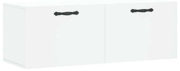 Fehér szerelt fa faliszekrény 100 x 36,5 x 35 cm