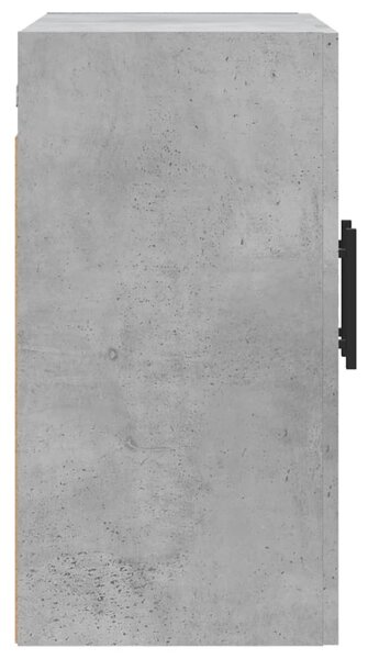 Betonszürke szerelt fa faliszekrény 60 x 31 x 60 cm