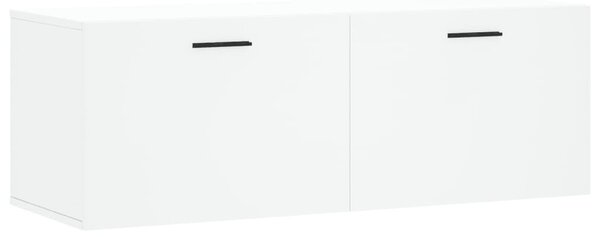 Fehér szerelt fa faliszekrény 100 x 36,5 x 35 cm