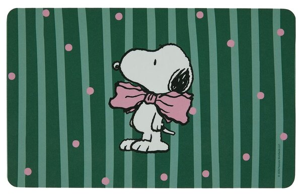 PEANUTS reggeliző deszka, Snoppy masnival