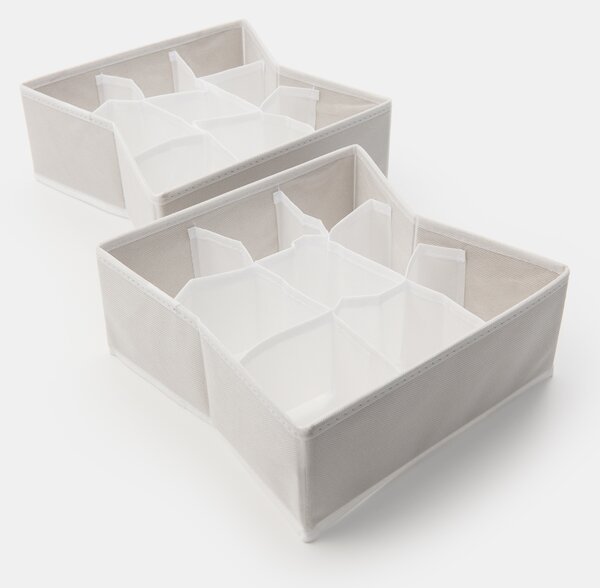 Sinsay - Szett rendezőkkel és rekeszekkel 2 pack - fehér