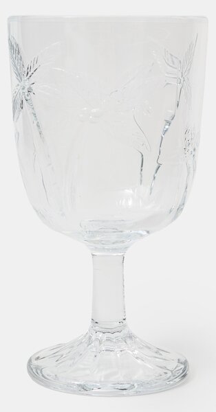 Sinsay - Dombornyomott pálmamintás borospohár készlet 4 pack - clear
