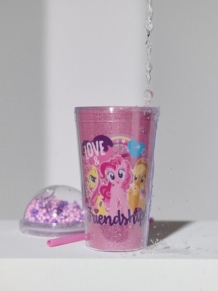 Sinsay - Bögre fedővel, gyöngyökkel és szívószállal My Little Pony - többszínű