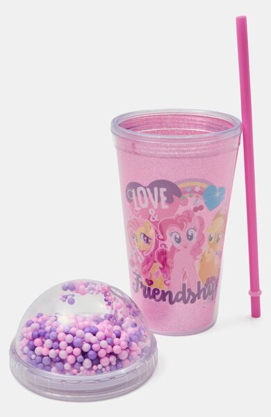 Sinsay - Bögre fedővel, gyöngyökkel és szívószállal My Little Pony - többszínű