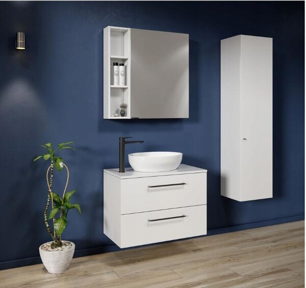 Cersanit Larga, design fogantyú szekrényhez, fekete, S599-0145