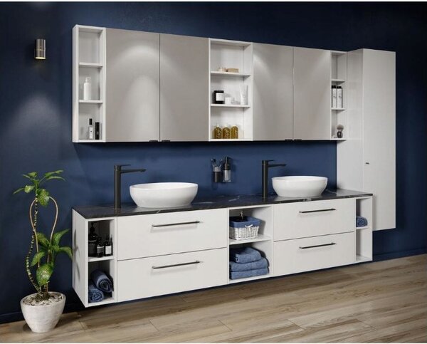Cersanit Larga, design fogantyú szekrényhez, fekete, S599-0145