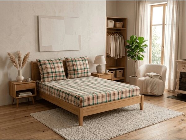 Mikroplüss lepedő WINTER PLAID 90x200 cm színes kivitel