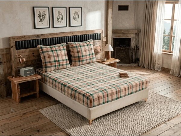 Mikroplüss lepedő WINTER PLAID 90x200 cm színes kivitel