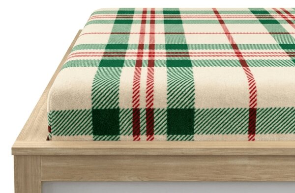 Mikroplüss lepedő WINTER PLAID 90x200 cm színes kivitel