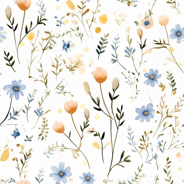 Pamut párnahuzat BLUEBELL 50x70 cm, fehér