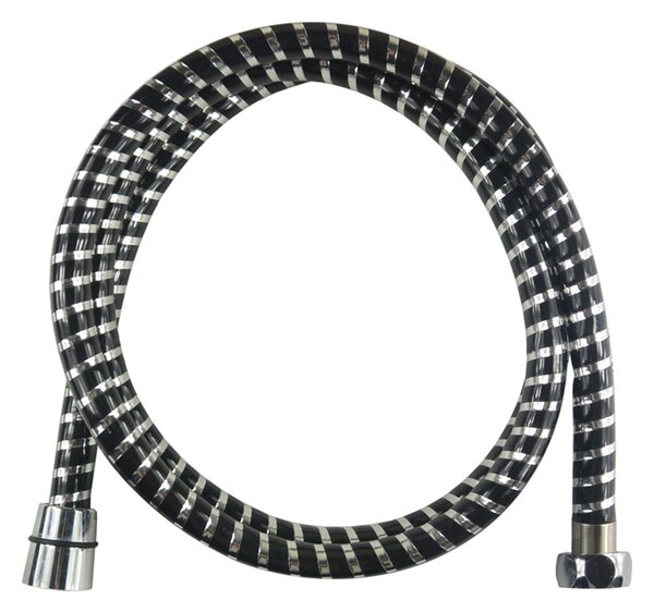Mereo Mereo, Zuhanycső 150 cm, fekete - króm, MER-CB110B