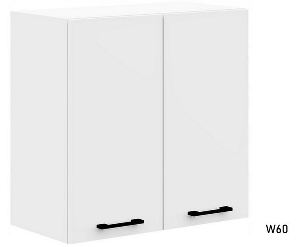 OLIWIA W60 kétajtós felső konyhaszekrény, 60x58x30, fehér