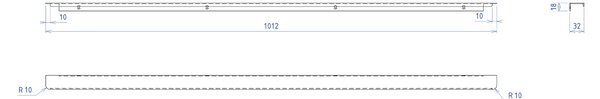 Sapho Sapho, SITIA bútorfogantyú SI105-höz, fehér matt, SA105W