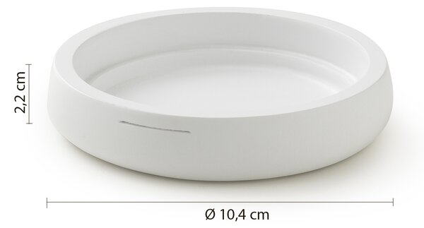 Gedy Gedy, KIRA álló szappantartó, fehér matt, KI1102
