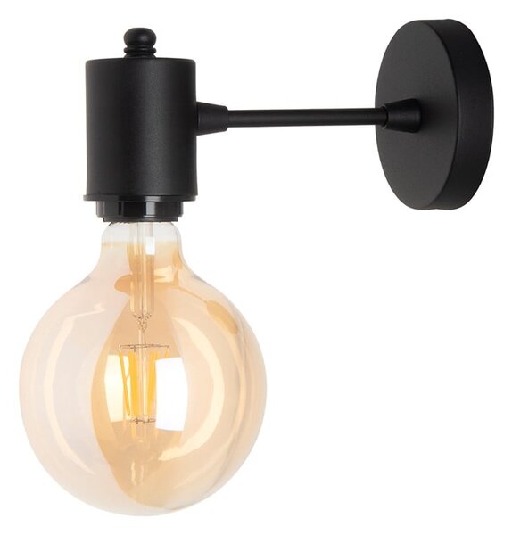 Fekete fém fali lámpa Alto – Squid Lighting