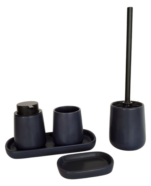 BISK Erga Nero, álló szappanadagoló 350 ml, sötétkék-fekete matt, ERG-08354