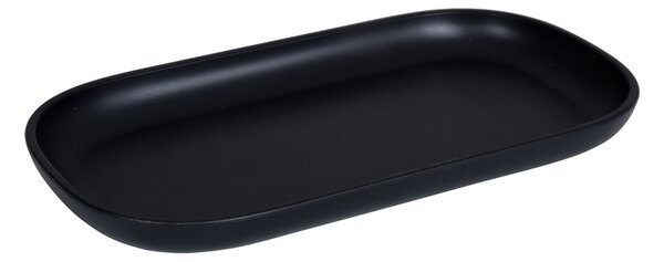 BISK Erga Zelda, állványos kozmetikai tál 173x93 mm, fekete matt, ERG-08289