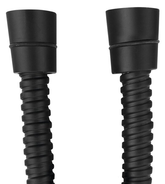 Sapho Sapho, POWERFLEX zuhanycső, 120 cm, fekete matt, FLEX120B