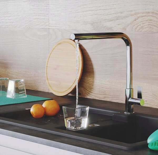 BISK Erga, bambusz vágódeszka 280x280x10 mm, barna, Erga-07877