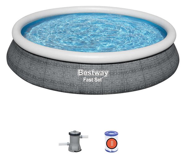 Bestway Syros puhafalú medence szett 457 x 84 cm