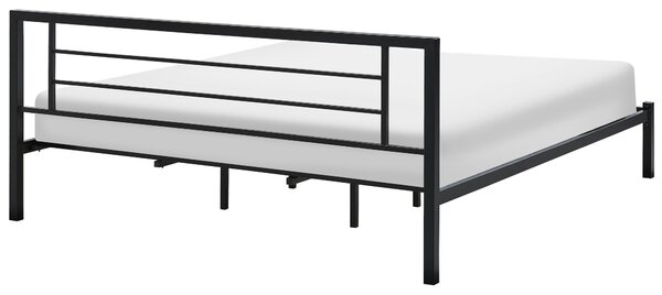 Ágy Fém CUSSET 180 x 200 cm Fekete
