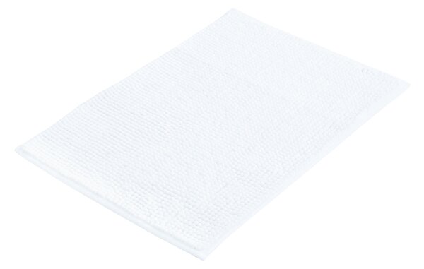 BISK Erga Basic, fürdőszoba szőnyeg 60x40 cm, 6-os modell, fehér, ERG-07893