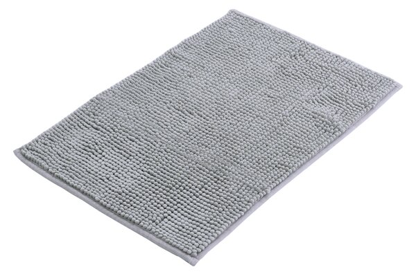 BISK Erga Basic, fürdőszoba szőnyeg 60x40 cm, 6-os modell, szürke, ERG-07894