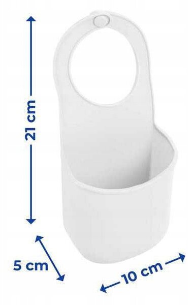 BISK Erga Basic, mosogató szilikon szivacstartó 100x4x195 mm, sárga, ERG-07867